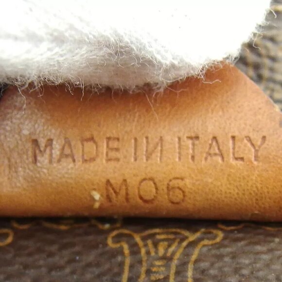 CELINE Tote Bag Macadam Beige PVC x Leather Authentic USED - Picture 8 of 10